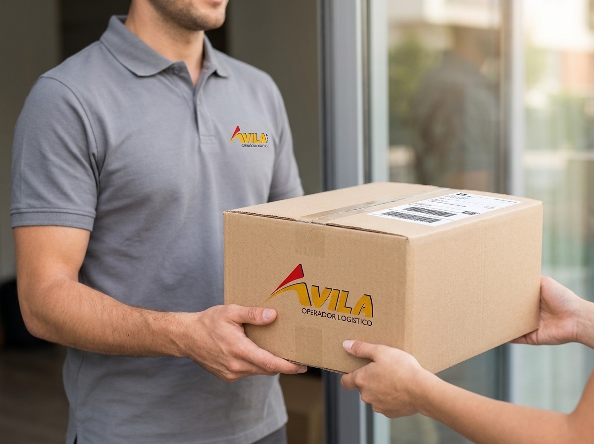 Motorizado de courier de Ávila