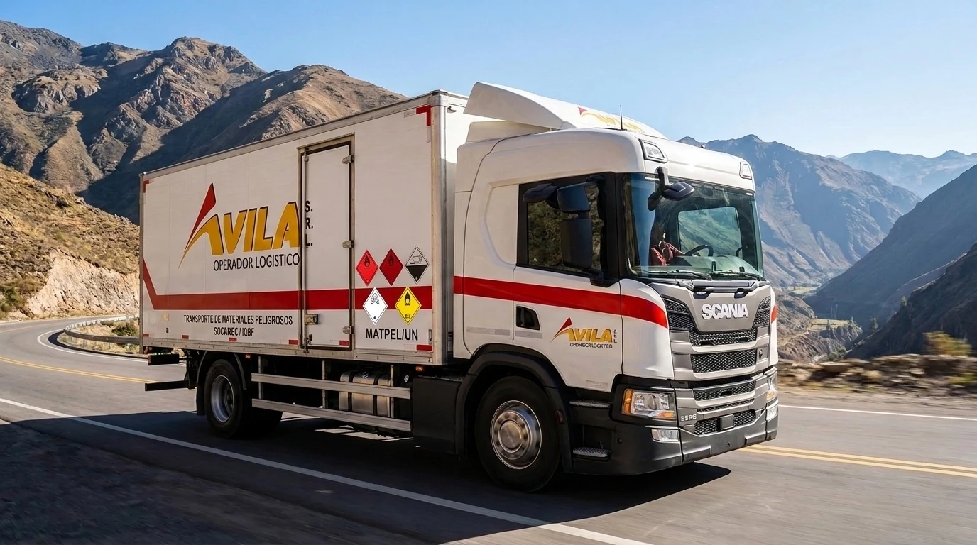Unidad Ávila para transporte de materiales peligrosos